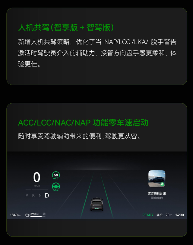 新车 | 增离车供电等9项功能，15项优化，零跑C10推送新版本OTA升级
