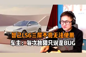 智己LS6三屏不亮无法使用 车主：每次故障只说是BUG视频封面