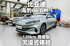 【大熊沉浸式试车】比亚迪海豹06DM-i 120KM尊荣型~沉浸式体验视频封面