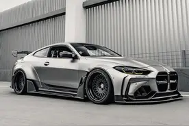 外观全改！大宽体宝马M4改装案例图片