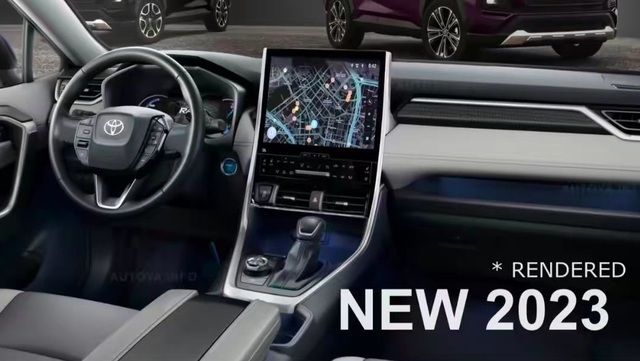 外观内饰有很大的改变 2023款丰田RAV4官图曝光