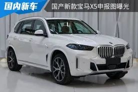 动力有所提升 国产新款宝马X5申报图曝光图片