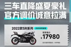 15980元，春风继续卷起，250SR-FUN版发布！图片