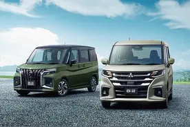 新车 | 侧滑门小型MPV/1.2升三缸机/配四驱，三菱Delica D:2官图发布图片