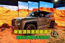 新能源车购置税要调整了，以后优惠会越来越少，现在要入手吗？视频封面