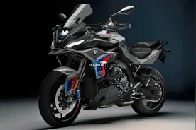宝马摩托M系列第三款车型，M1000XR高性能旅行车效果图曝光图片