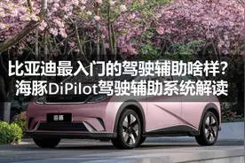 比亚迪最入门的驾驶辅助啥样？海豚DiPilot驾驶辅助系统解读图片