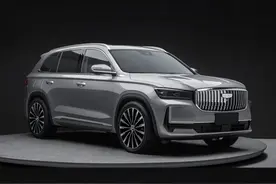 新款吉利星越L曝光，换装新前脸，外观很霸气，车身加长25mm图片