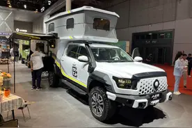 皮卡旅居一车两吃，长城山海炮旅居版双布局车型首发亮相图片