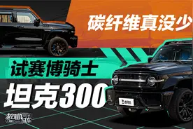 碳纤维真没少用，试赛博骑士坦克300视频封面