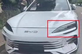 海豹同款前大灯 新款比亚迪宋PLUS DM-i实车谍照曝光图片