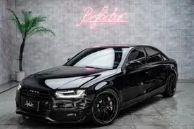 零百不到4.6秒的奥迪A4L，改装成大哥S4还真让人傻傻分不清图片