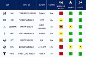 中保研85款汽车碰撞成绩出炉！GL8拉跨，第一是国产车图片