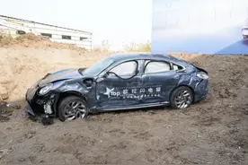 欧拉闪电猫高速螺旋翻滚跌落挑战成功图片