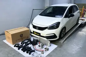 飞度GR9-1.5L改装GT-RACING涡轮套件 变成1.5T！图片