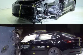 越贵越安全？6台新能源车碰撞测试结果横评图片