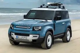 真漂亮！路虎卫士90海洋蓝版在德国限量发售25辆，售价近10万欧元图片