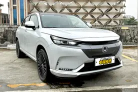 像极油车的电车，“本”味十足，试驾本田e:NP1极湃1图片