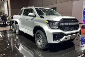 国产首款6X6量产皮卡来了!长城炮X超境推出CYBERP!CKUP图片