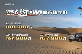 售14.89万元起，哈弗大狗追猎版正式上市！图片