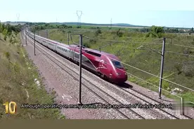 2019年世界十大最快高速列车，欧洲之星E320第九，日本新干线第三