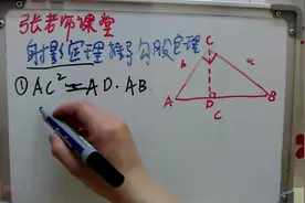 勾股定理a²+b²=c²推导方法，射影定理，看完真的涨知识视频封面