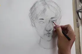 素描-人物头像基本步骤和重点，老师全程讲解，值得收藏视频封面