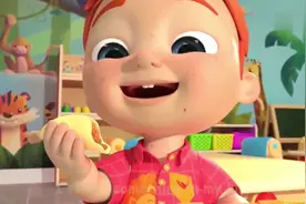 早教英语儿歌动画，午饭时间到了，宝宝开心的吃盒饭，好香啊