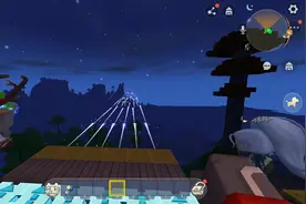 迷你世界：用电路制造流星雨，昼夜烟花一放，好漂亮啊！