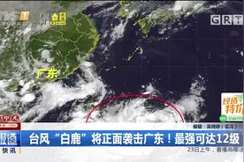 台风“白鹿”将正面袭击广东！最强可达12级