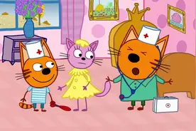 咪好一家：美丽的凯特小猫咪尾巴怎么了呢？为什么要看医生鸭！