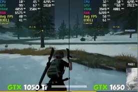 智商检测卡GTX1050TI跟GTX1650哪款显卡的性能会更高一些