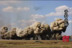 刚刚，中俄联合实弹打击战况激烈，轰6K“地毯式轰炸”震撼！