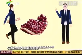 广东：石榴对人身体有很高营养价值，老人孕妇都可以吃