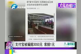 支付宝将一名大学生告上法庭，要求对方赔偿1元，网友：自作自受视频封面