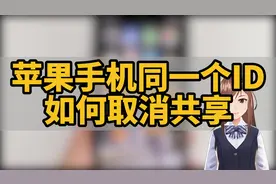 苹果手机同一个ID如何取消共享!视频封面