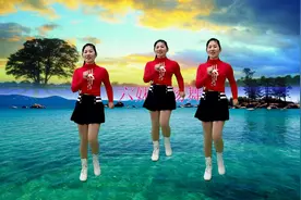 广场舞《想你的时候问月亮》32步四个方向跳