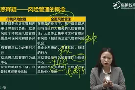 风险管理新旧理念的差异，以及备考思路视频封面