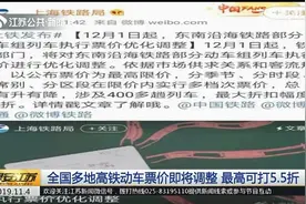 多地高铁动车票价即将调整，400多趟最低5.5折，四舍五入不要钱？视频封面