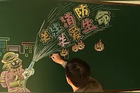 消防安全黑板报、手抄报视频封面