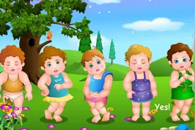 幼儿英语启蒙：胖胖的脸颊Chubby Cheeks Rhyme with Lyric