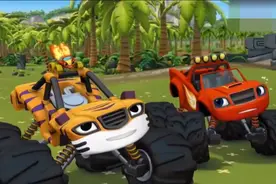 飚速和小伙伴带着迷路的小火花回家，中间遇到了断桥