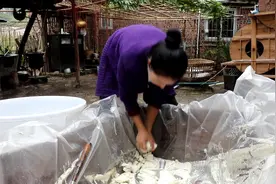 400斤红苕能打多少粉，真正的芡粉是怎么做出来的？幺妹儿教你！