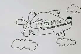 简笔画启蒙绘画教程 卡通飞机简笔画视频封面