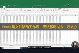 Excel 跨文件移动工作表，无法移动过去，怎么办视频封面