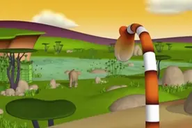 儿童益智动画故事 3d卡通 大象和蛇视频封面