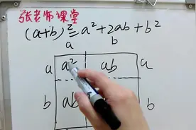 原来(a+b)²=a²+2ab+b²公式是这样推导出来的，这下涨知识了