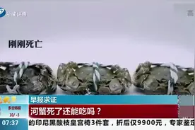 死了的河蟹有毒？想要判定死蟹能不能吃，必须测定死蟹是否含有它视频封面