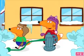 小狐狸一家：下雪呀～小狐狸兄弟在干什么？视频封面