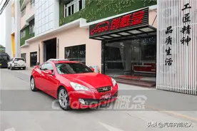 现代劳恩斯内饰改装，做工细腻，风格大气图片